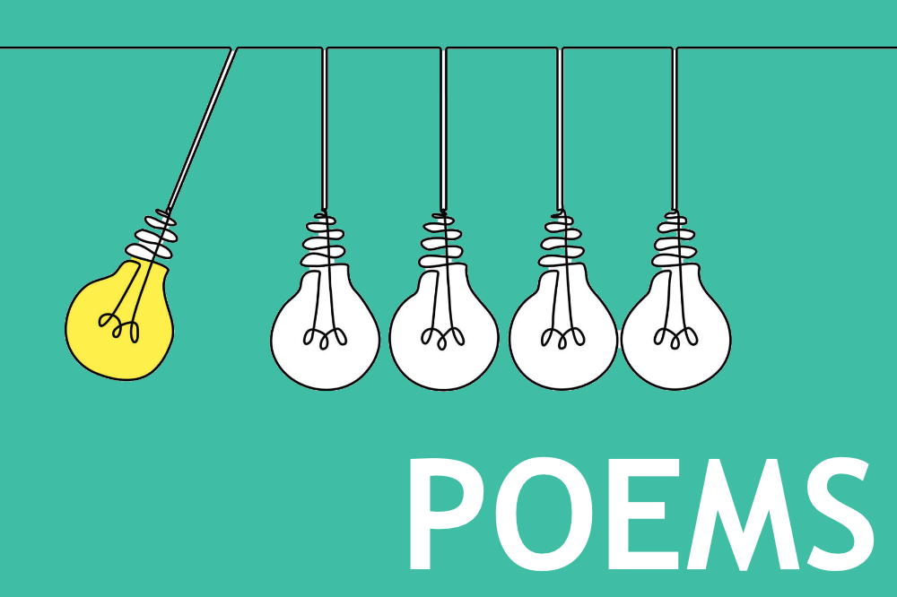 Abstract poem banner