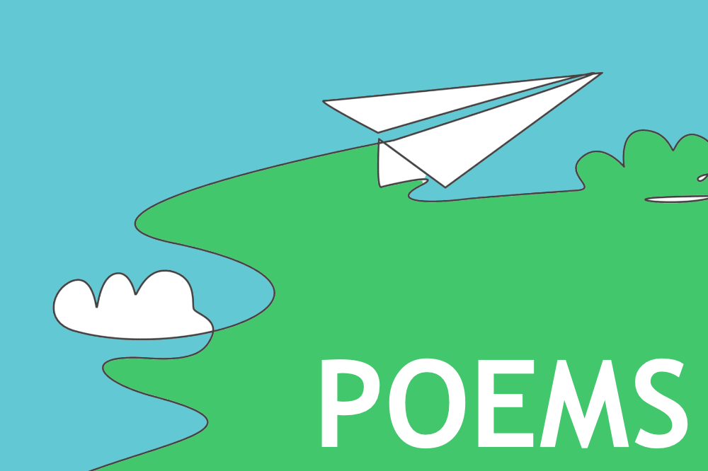 Abstract poem banner