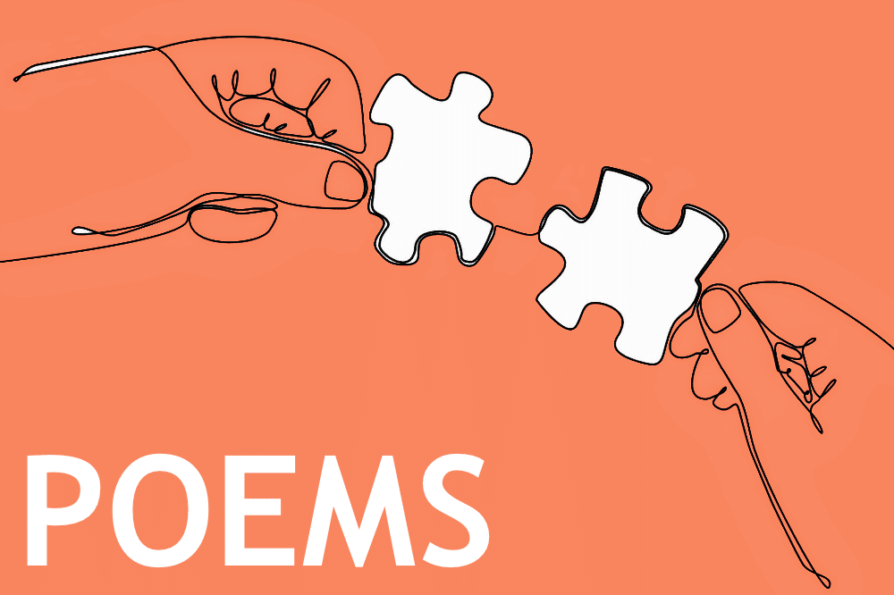 Abstract poem banner