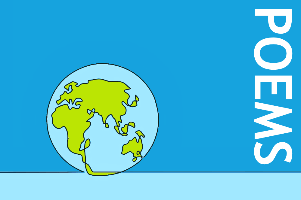 Abstract poem banner