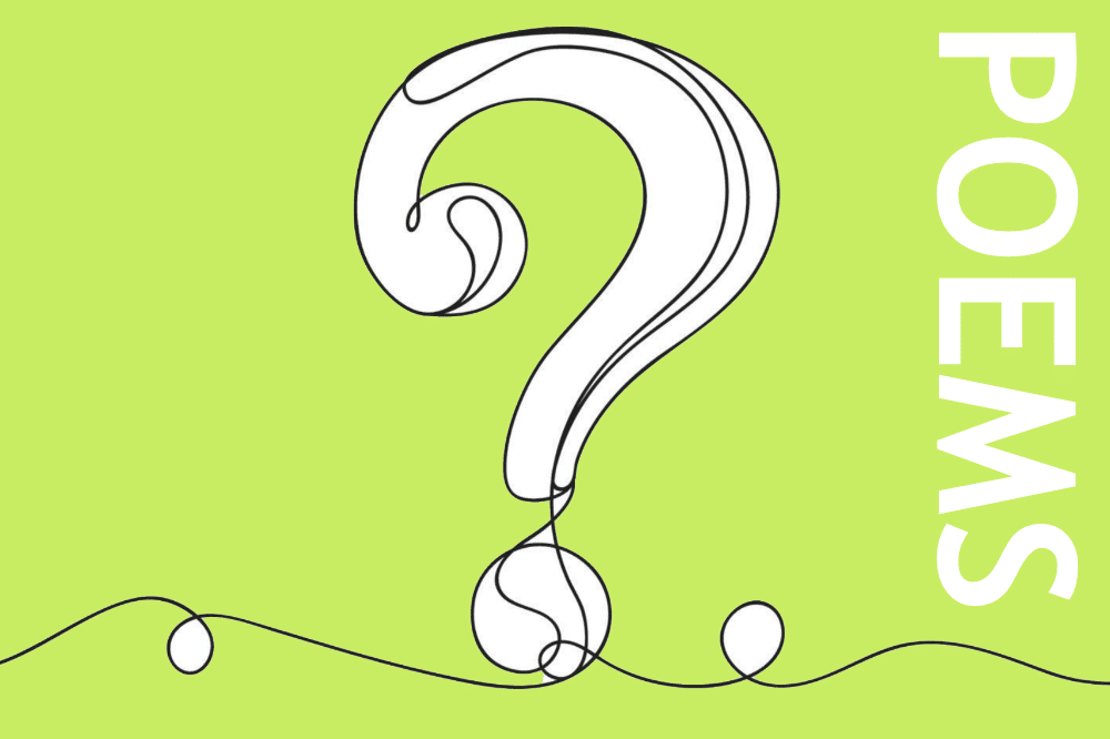 Abstract poem banner